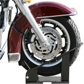 img 3 attached to 🏍️ Rage Powersports Black Widow MWC-2900: A Premium 3-Position Self-Locking Motorcycle Wheel Chock