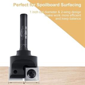 img 3 attached to BINSTAK Spoilboard Surfacing Flattening Woodworking Cutting Tools - Achieve Superior Woodworking Results!