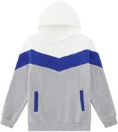 👦 fashionable boys' fleece pollover hoodie sweatshirts - stylish outwear for hoodies & sweatshirts logo