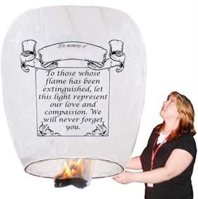 img 2 attached to 🏮 Chinese Biodegradable Sky Lanterns - 10 Pack, White
