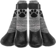 🐾 waterproof dog shoes - kooltail anti slip dog socks with strap for traction control on hardwood floors - outdoor dog boots for paw protection logo