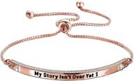 🎗️ cenwa my story isn't over yet semicolon bracelet: powerful suicide awareness jewelry for warriors, fighters, and survivors logo