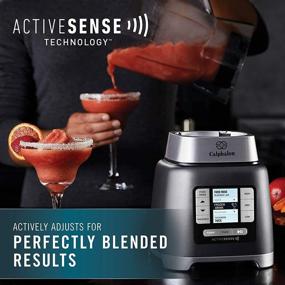 img 2 attached to Calphalon Activesense Blender: Blend-N-Go Cup & Powerful Performance in Dark Stainless Steel