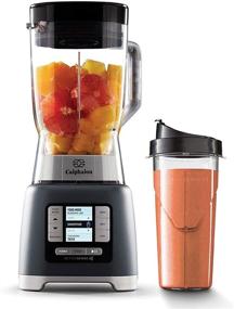 img 4 attached to Calphalon Activesense Blender: Blend-N-Go Cup & Powerful Performance in Dark Stainless Steel