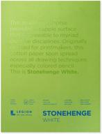 📝 legion stonehenge pad, white, 9 x 12 inches, 15 sheets logo