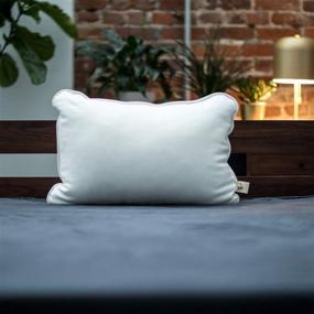 img 2 attached to Organic Cotton and Bamboo Luxury Pillow by Malpaca: 100% Alpaca, Hypoallergenic, Made in USA, Down Alternative, All-Natural