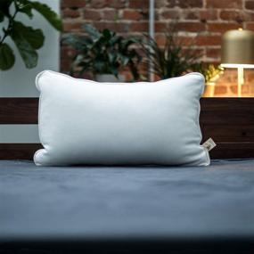 img 1 attached to Organic Cotton and Bamboo Luxury Pillow by Malpaca: 100% Alpaca, Hypoallergenic, Made in USA, Down Alternative, All-Natural
