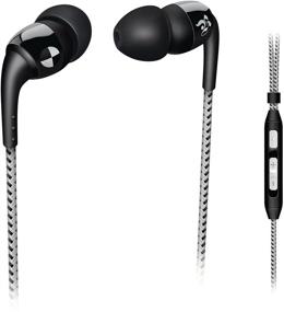 img 1 attached to 🎧 Philips O'Neill SHO9575BW/28 THE SPECKED In-Ear Headset: Sleek Black and White Design