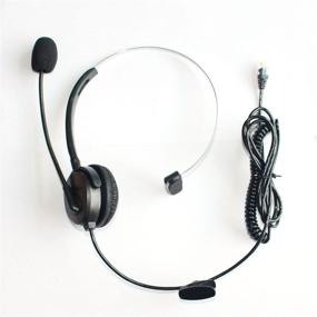 img 3 attached to 📞 GoodQbuy Call Center Telephone/IP Phone Headset - Compatible with Cisco, 3Com, Aastra, Alcatel-Lucent, and More!