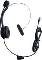 📞 goodqbuy call center telephone/ip phone headset - compatible with cisco, 3com, aastra, alcatel-lucent, and more! logo