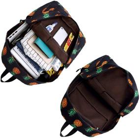 img 1 attached to Изолированный цветочный рюкзак с подсолнухами - книжная сумка