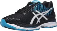 asics gel nimbus running silver black men's shoes logo