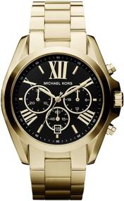 img 3 attached to Часы Michael Kors MK5739 "Blair" с покрытием золотом, женские хронографы