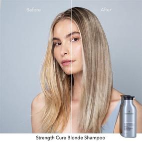 img 2 attached to 💜 Шампунь Pureology Strength Cure Blonde Purple: Тонизирующий и укрепляющий желтоватые волосы для блондинок и осветленных окрашенных волос. Без сульфатов и веганский!