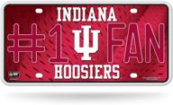 indiana hoosiers metal license plate logo