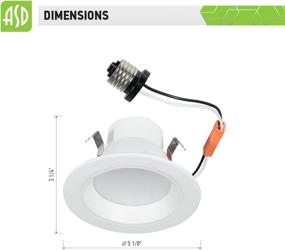 img 2 attached to ASD 7.5W Dimmable LED Recessed Lighting: 30W Equivalent | Bright 4000K Downlight | UL Listed & Energy Star Certified