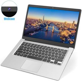 img 3 attached to 💻 YELLYOUTH Windows 10 Laptop 14 inch Notebook - Intel Quad Core, 8GB RAM, 128GB eMMC, Mini HDMI, 5G WiFi, Bluetooth, Silver PC