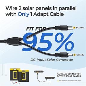 img 3 attached to BougeRV 100W Mono Portable Solar Panel Charger with USB QC 3.0 & Type ✨ C - Ideal for Power Stations, Phones, Camping & Outdoor Activities (Not for 12V Battery)