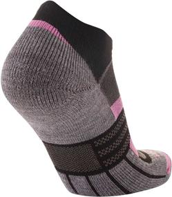 img 1 attached to 🏃 Zensah Merino Wool Running Socks - Soft Cushioned Moisture Wicking Athletic Trail Socks with Anti-Blister Properties