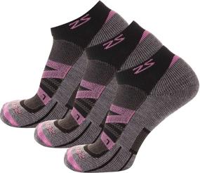 img 4 attached to 🏃 Zensah Merino Wool Running Socks - Soft Cushioned Moisture Wicking Athletic Trail Socks with Anti-Blister Properties