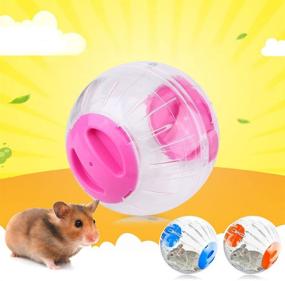 img 1 attached to Delaman Hamster Plastic Exercise Activity