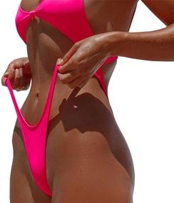 img 3 attached to 👙 YAUASOPA Cutout Swimsuit for Women - Bathing Suit & Cover Up Collection