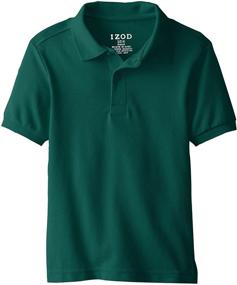 img 1 attached to 👕 Izod Boys' Short Sleeve Uniform Polo: Comfortable and Stylish Wardrobe Essential!