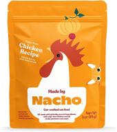 🐱 nacho wet cat food: cage-free chicken recipe in gravy, enhanced with bone broth for superior hydration - 24 pouches of 3 oz. each logo