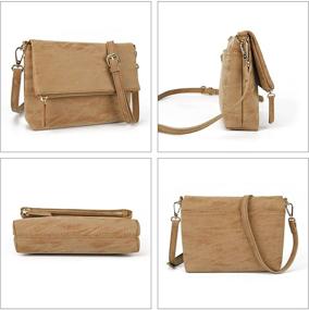 img 3 attached to GLADDON Women's Medium Crossbody: Stylish Fashion Handbag and Wallet Combo