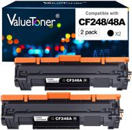 🖨️ valuetoner replacement toner cartridge for hp 48a cf248a | laserjet pro m15w mfp m29w m30w m31w laser printer | black, 2 pack logo