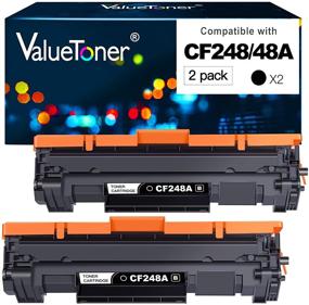 img 4 attached to 🖨️ Valuetoner Replacement Toner Cartridge for HP 48A CF248A | Laserjet Pro M15w MFP M29w M30w M31w Laser Printer | Black, 2 Pack