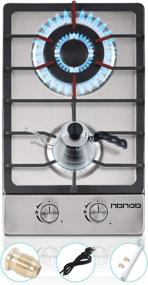 img 4 attached to Cooktop Burners Portable Stainless Apartments Appliances