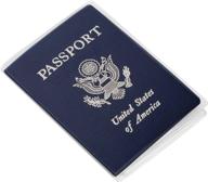 kesoto passport protector case clear plastic логотип