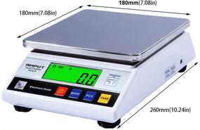 img 2 attached to RESHY High Precision 10kg x 0.1g Digital Scale - Accurate Electronic Balance Lab Scale for Laboratory, Kitchen, and Industrial Use