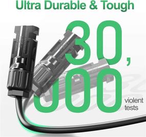 img 2 attached to 🔌 Solar Connectors 30A Y Branch Parallel Adapter Cable: Efficient Solar Panel Connector Tool Kit (M/FF, F/MM)