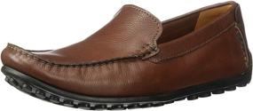 img 4 attached to Leather Hamilton Driving Loafer by CLARKS