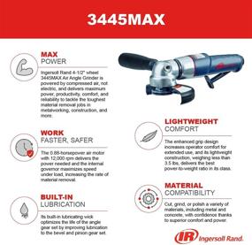 img 1 attached to 💪 Ingersoll Rand 3445MAX 2 Inch Grinder: Enhance Your Grinding Efficiency!