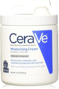img 1 attached to 💦 CeraVe Moisturizing Cream with Pump - 19 oz - Ideal for Normal to Dry Skin