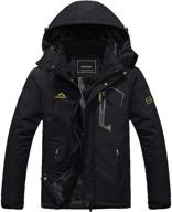 🧥 magcomsen men's winter coats: waterproof ski snow jacket with warm fleece, parka style, raincoats and multiple pockets логотип