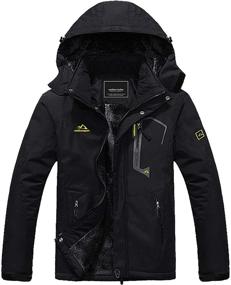 img 4 attached to 🧥 MAGCOMSEN Men's Winter Coats: Waterproof Ski Snow Jacket with Warm Fleece, Parka Style, Raincoats and Multiple Pockets