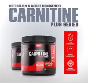 img 2 attached to 🍉 Carnitine Plus Metabolism and Weight Management Supplement by Betancourt Nutrition - L-carnitine Blend, 90g Powder (60 Servings) - Watermelon Flavor