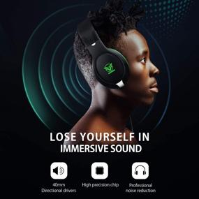 img 2 attached to 🎧 Karvipark H-10 Gaming Headset for Xbox One/PS4/PS5/PC/Nintendo Switch - Noise Cancelling, Bass Surround Sound, Over Ear, 3.5mm Stereo Wired Headphones with Mic for Clear Chat