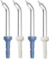 waterpik periodontal tips in 2 colors - compatible replacement nozzle accessories for dental water jet flossers (e.g. wp-100) logo