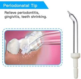 img 2 attached to Waterpik Periodontal Tips in 2 Colors - Compatible Replacement Nozzle Accessories for Dental Water Jet Flossers (e.g. WP-100)