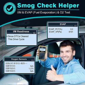 img 1 attached to 🚗 Nulksen OBD2 Scanner – Check Engine Fault Code Reader, Read/Clear Codes, I/M Readiness, O2 Test, EVAP Smog Check Scan Tool – Car Diagnostic Scanner for OBDII Cars (Since 1996)