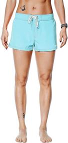 img 4 attached to Ninovino Women's Drawstring Shorts for Bathing - Stylish Clothing for Women