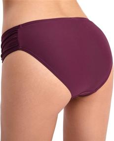 img 1 attached to 👙 Flattering and Functional: Cherrydew Waisted Bottoms Control Tankinis for Women's Clothing
