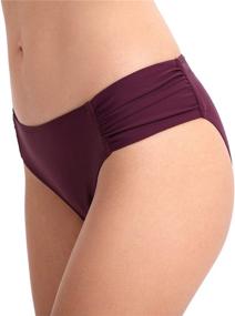 img 2 attached to 👙 Flattering and Functional: Cherrydew Waisted Bottoms Control Tankinis for Women's Clothing