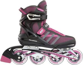 img 4 attached to 🛼 RFSport Magenta Women’s Adult Fitness, Sport, and Recreation Premium Inline Skates by Rollerface