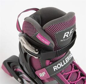 img 1 attached to 🛼 RFSport Magenta Women’s Adult Fitness, Sport, and Recreation Premium Inline Skates by Rollerface